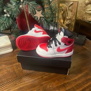 White & Red Jordan 1 Retro